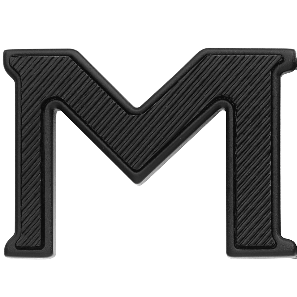 M buckle Extreme 3.0 black/plain black 35 mm reversible leather belt - 5