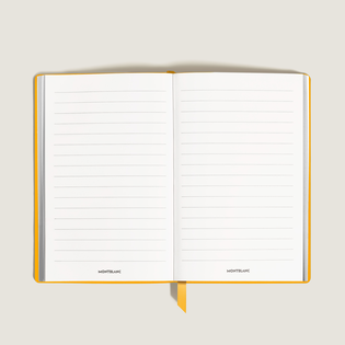 Large Notebook, Saffiano Leather, Modena Yellow &ndash; Lined Pages