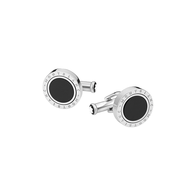 Meisterst&uuml;ck Cufflinks with Onyx Inlay - 1