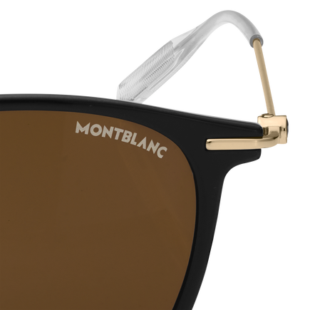 Round Sunglasses with Black Coloured Injected Frame