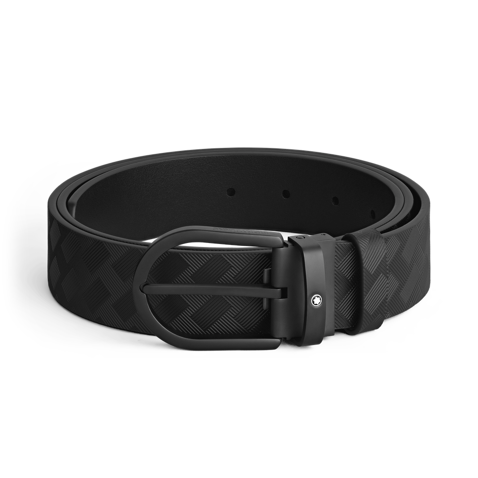 Black Leather 35&nbsp;mm Belt - 1