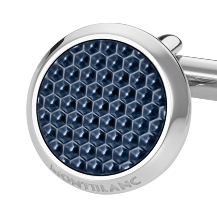 Meisterst&uuml;ck Cufflinks with Patterned Lacquer Inlay