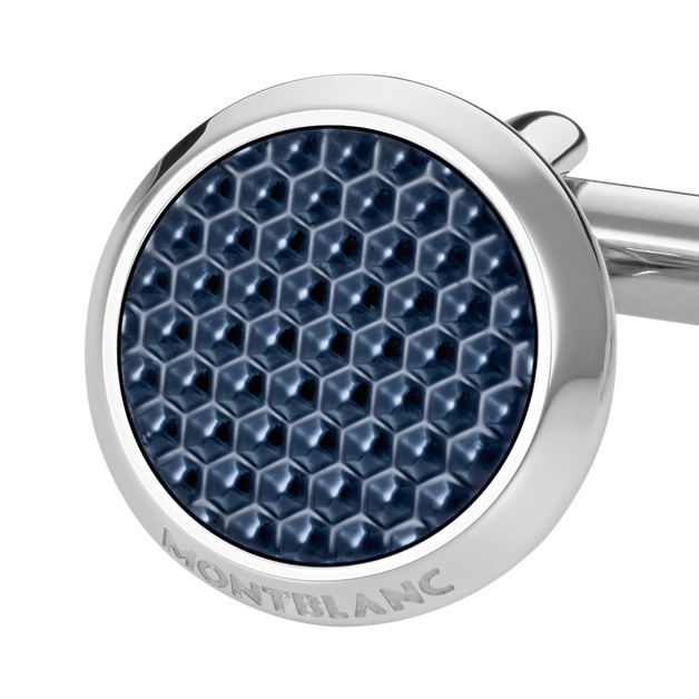 Meisterst&uuml;ck Cufflinks with Patterned Lacquer Inlay - 2