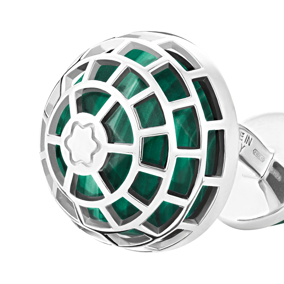 Montblanc Meisterst&uuml;ck Cufflinks with Malachite stone - 2