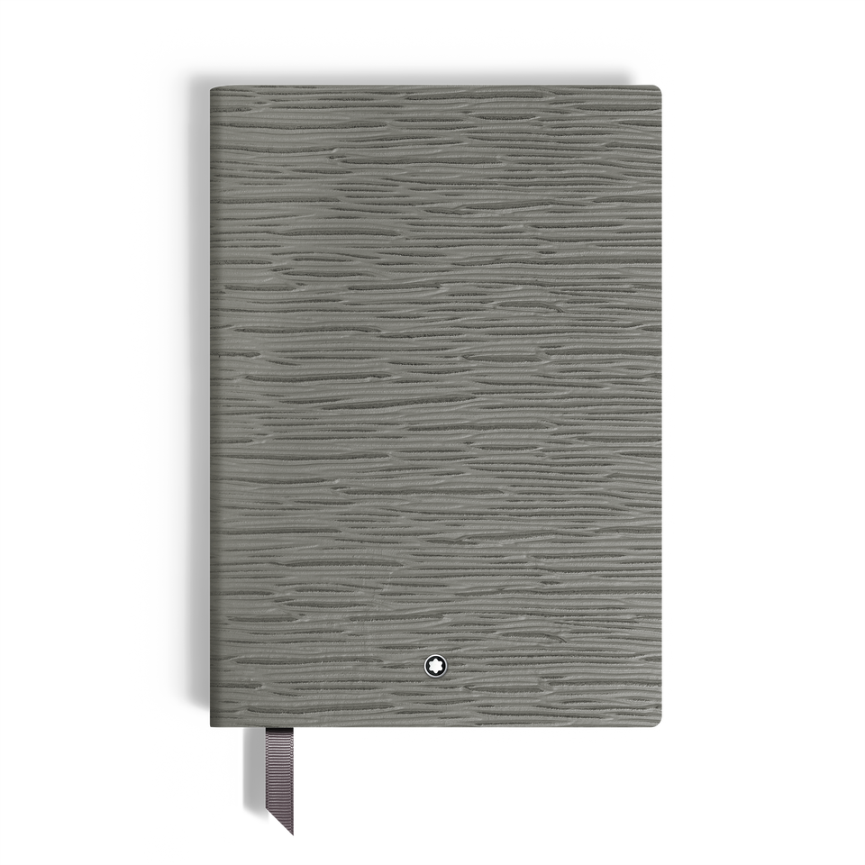 Notebook small, 4810 Medium Grey Leather, Grey, Lined Pages - 1