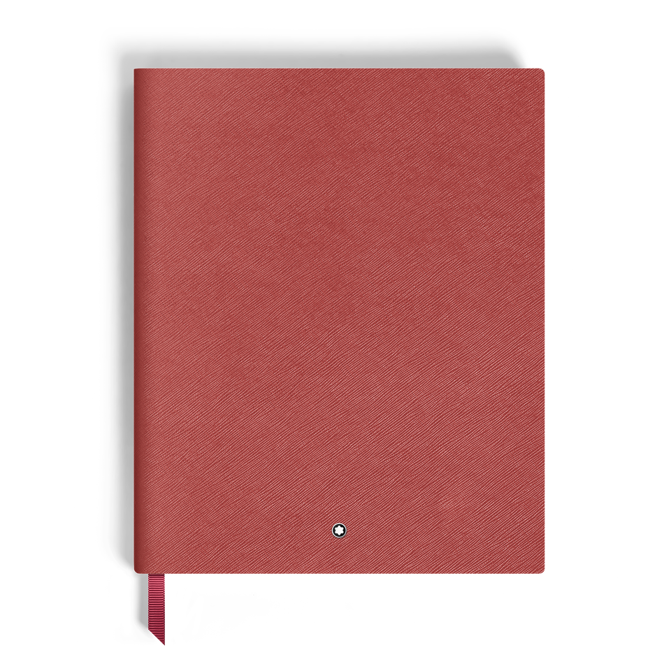 Large Notebook, Saffiano Leather, Red &ndash; Lined Pages - 2