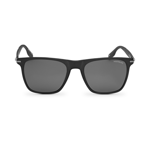 Squared Sunglasses with Black Coloured Acetate Frame - 1