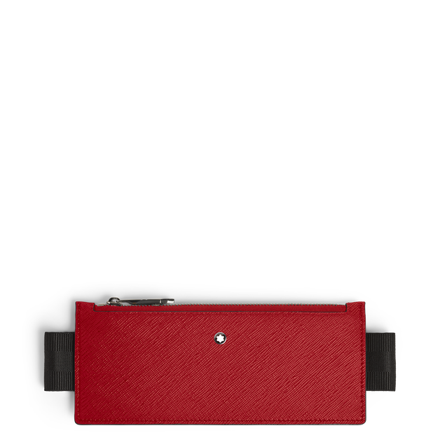 Sartorial 2-Pen Pouch with Zip & Elastic Strap - 1
