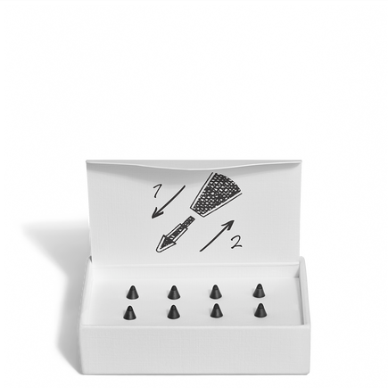 Linen Replacement Tips for Montblanc Digital Pen, Black