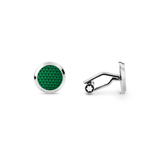 Meisterst&uuml;ck Cufflinks with Patterned Lacquer Inlay