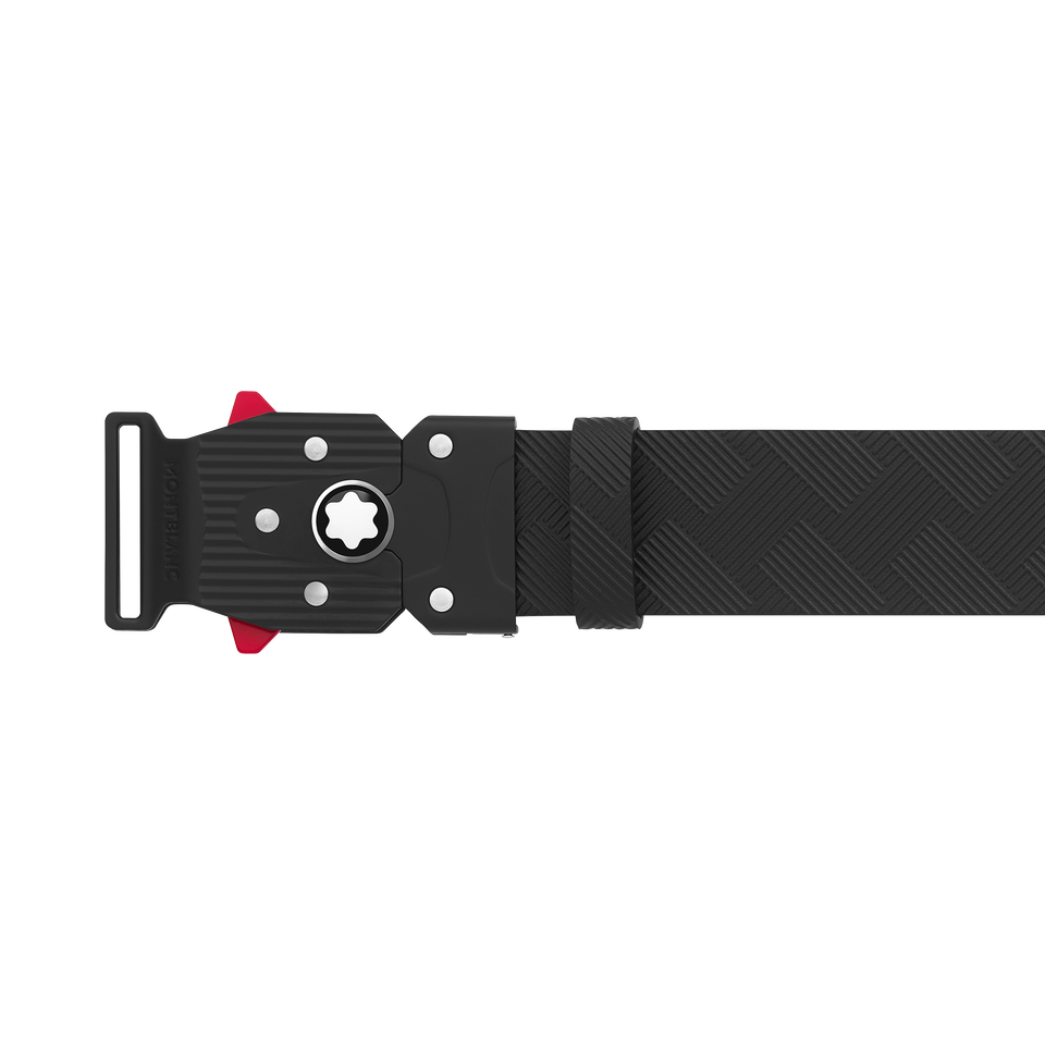 M LOCK 4810 buckle printed black 35 mm leather belt - 5