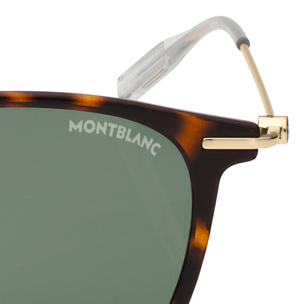 Round Sunglasses with Havana Coloured Injected Frame - 3