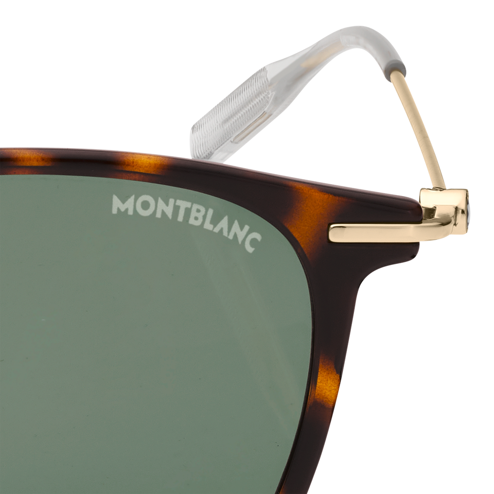 Round Sunglasses with Havana Coloured Injected Frame - 3