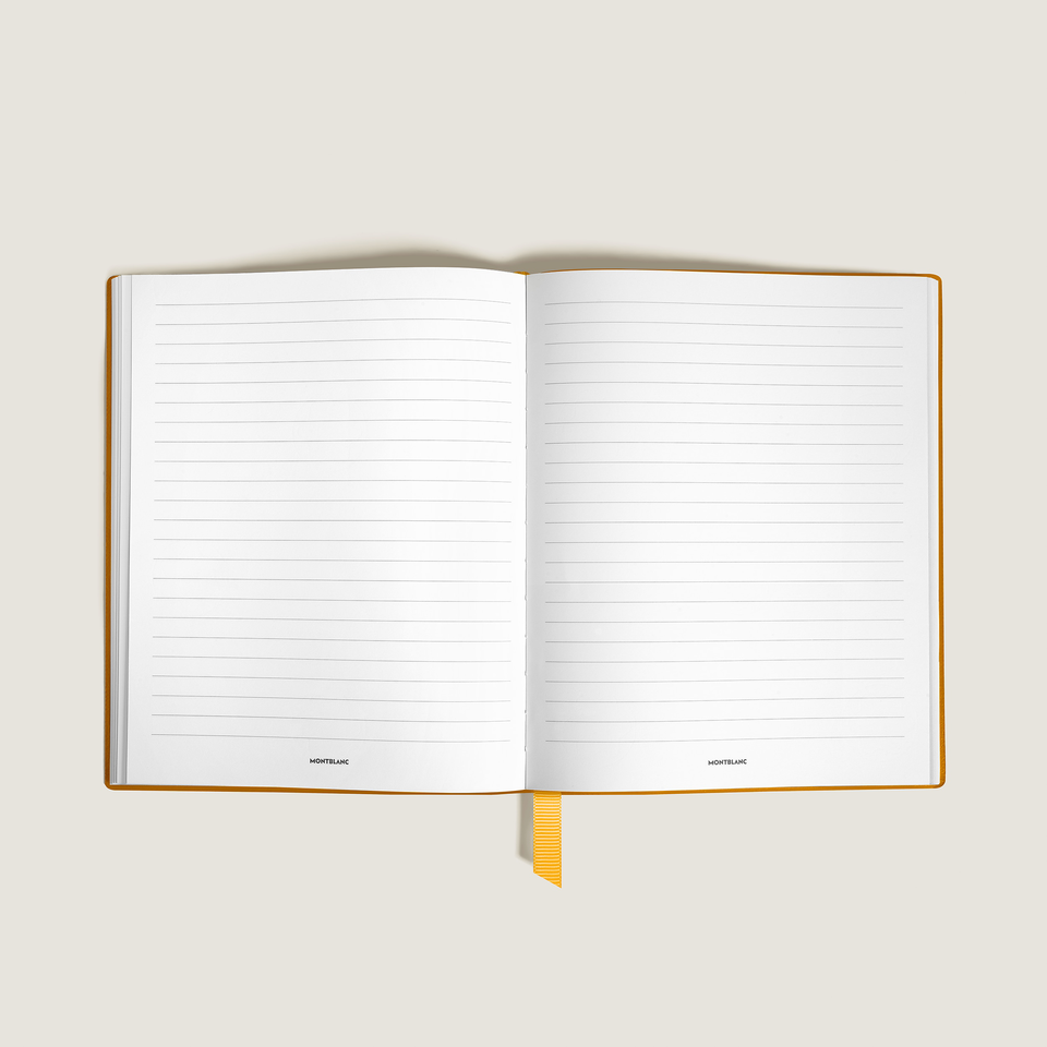 Small Notebook, Saffiano Leather, Modena Yellow &ndash; Lined Pages - 1
