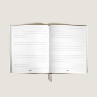 Small Notebook, Saffiano Leather, Cloudy Beige &ndash; Lined Pages
