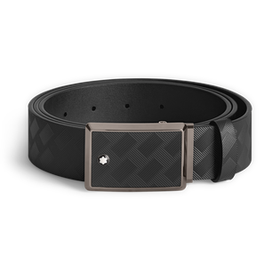 Black 35&nbsp;mm leather belt