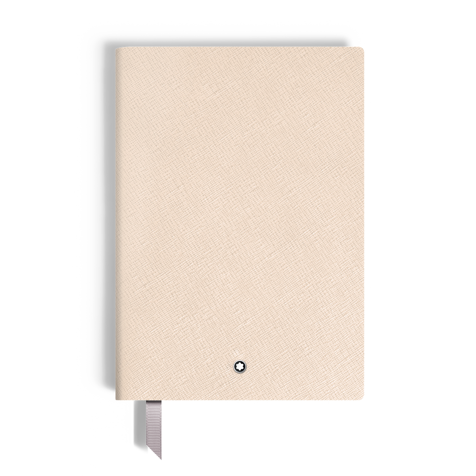 Medium Notebook, Saffiano Leather, Cloudy Beige &ndash; Lined Pages - 2
