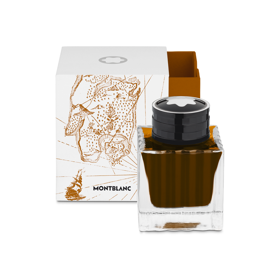 Ink Bottle, Writers Edition Homage to Robert Louis Stevenson, Brown - 50ml - 2