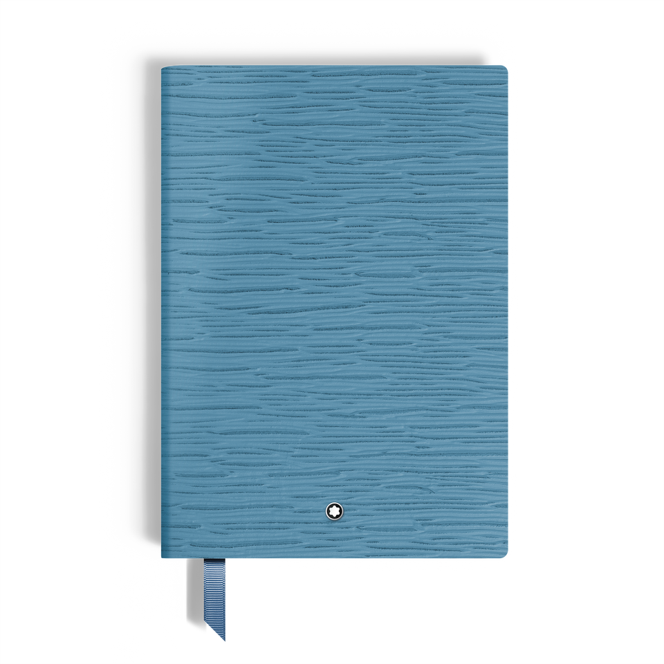 Notebook small, 4810 Smoky Blue Leather, Blue, Lined Pages - 1