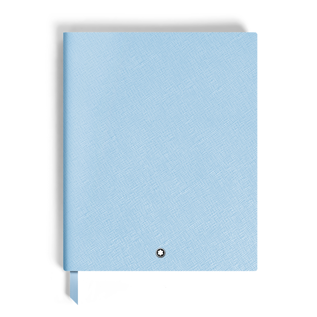 Large Notebook, Saffiano Leather, Pale Blue – Lined Pages - 2