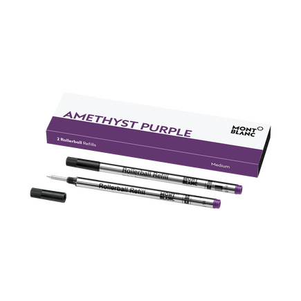 2 Rollerball Refills, Amethyst Purple - Medium