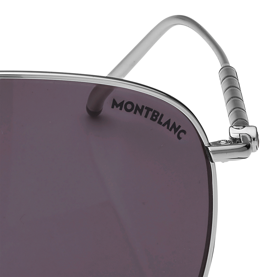 Squared Sunglasses with Silver Coloured Metal Frame - 3