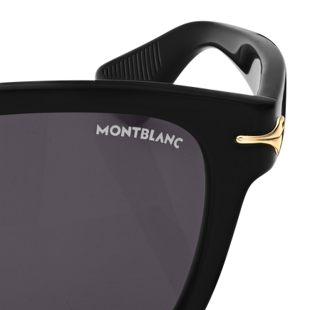 Squared Sunglasses with Black Coloured Acetate Frame (S)
