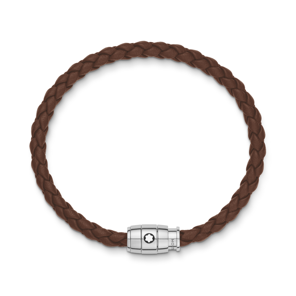 Medium Soft Leather Fauve Brown Bracelet - 2