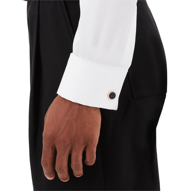 Meisterst&uuml;ck Cufflinks with Blue Goldstone Inlay - 2