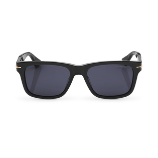 Rectangular Sunglasses with Black Coloured Acetate Frame