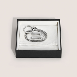 Pocket Chain Great Characters Homage to The Great Gatsby in stainless steel