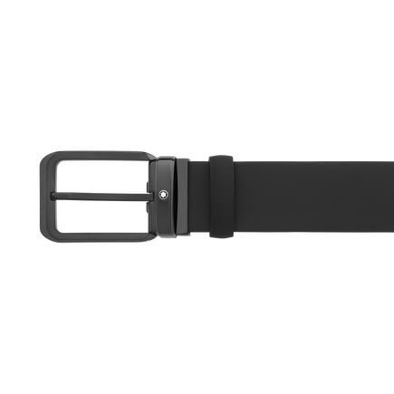 Rectangular 35&nbsp;mm Reversible Belt in Extreme Leather