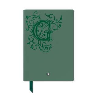 Notebook #146 small, Homage to Brothers Grimm, Green - Lined