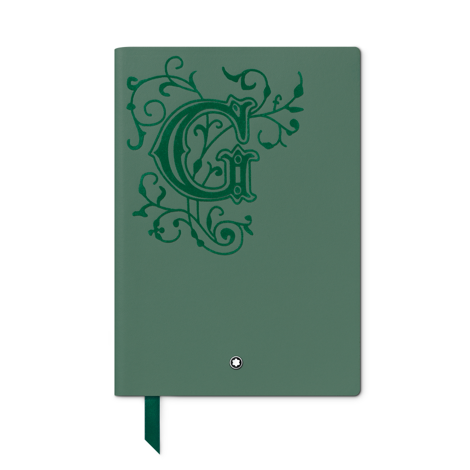 Notebook #146 small, Homage to Brothers Grimm, Green - Lined - 1