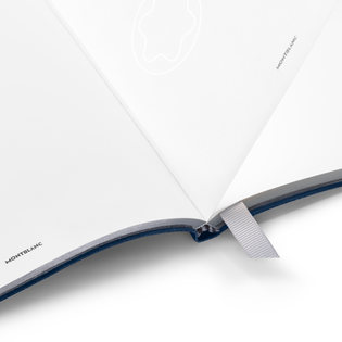 Medium Notebook in Sartorial Leather, Blank Pages