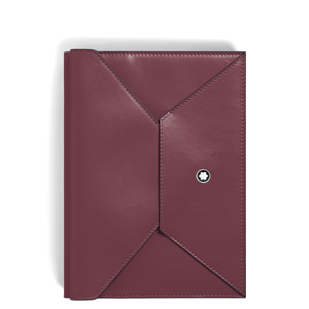 Montblanc Medium Envelope Notebook in Cassis Leather