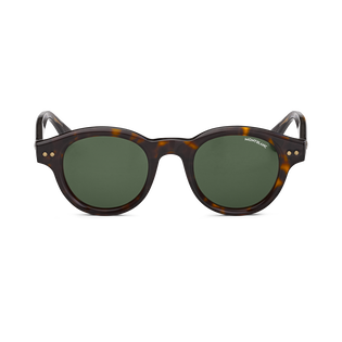 Round Sunglasses with Havana Coloured Acetate Frame