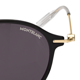 Round Sunglasses with Black Coloured Injected Frame