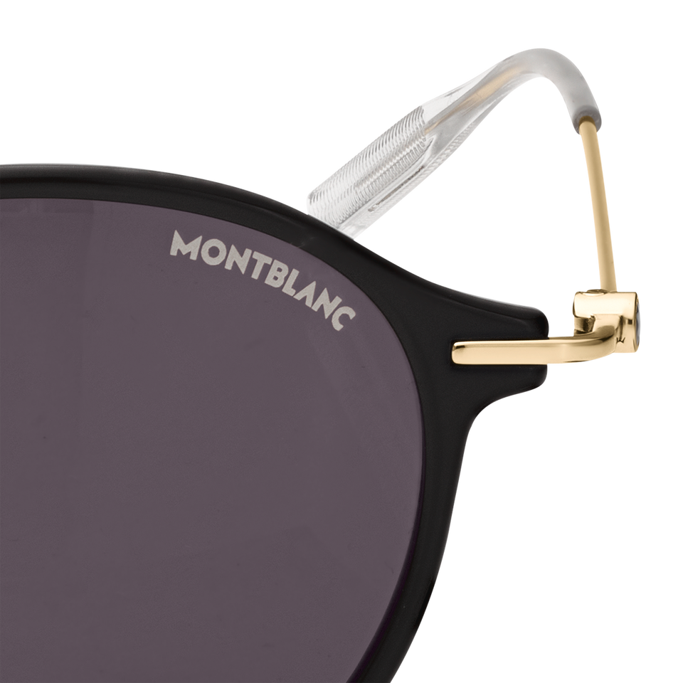 Round Sunglasses with Black Coloured Injected Frame - 3