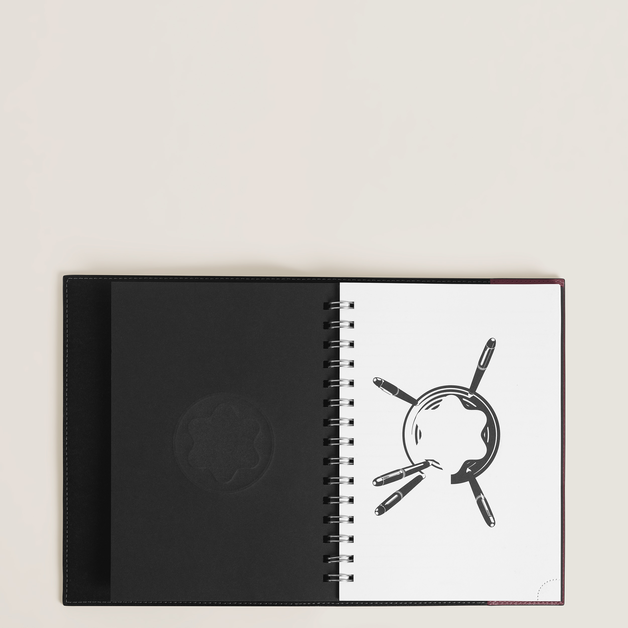 Montblanc Medium Envelope Notebook in Cassis Leather - 4