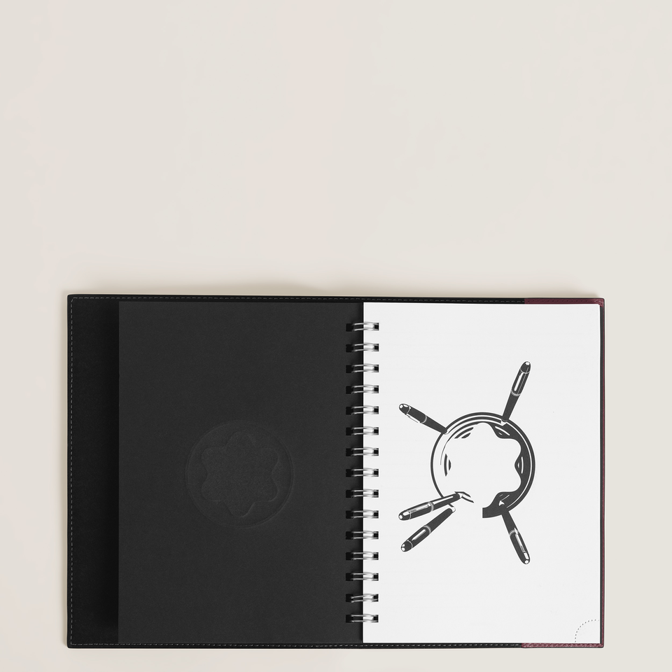Montblanc Medium Envelope Notebook in Cassis Leather - 4
