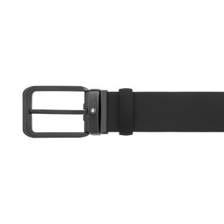 Rectangular 35&nbsp;mm Reversible Belt in Extreme Leather