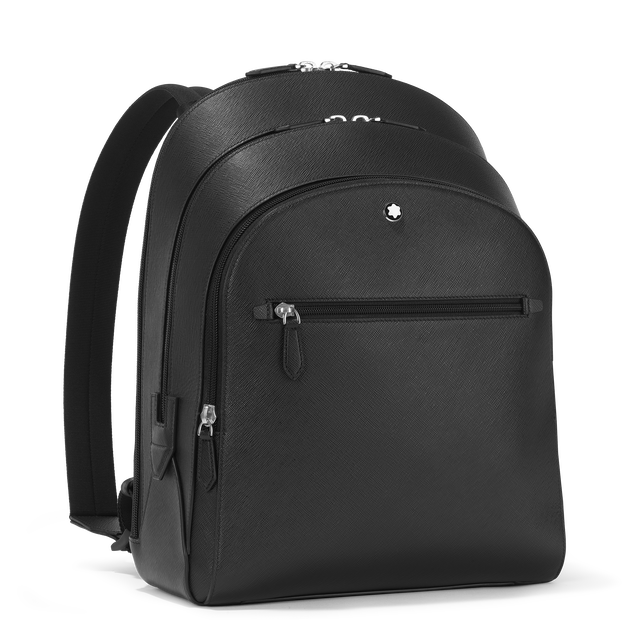 Medium Backpack with 3 Compartments in Sartorial Leather - 2