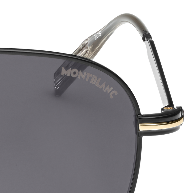 Squared Sunglasses with Black Coloured Metal Frame - 2