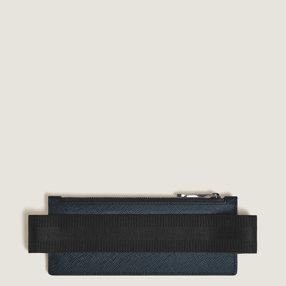 Sartorial 2-Pen Pouch with Zip & Elastic Strap - 2