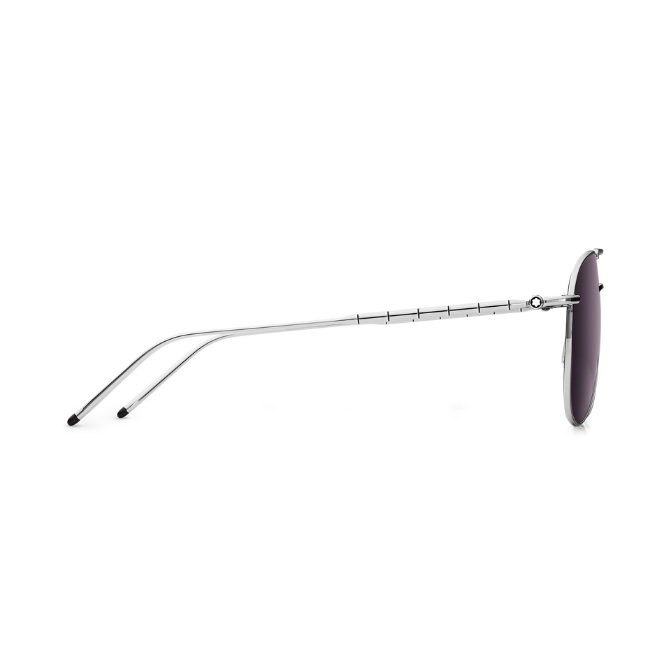 Squared Sunglasses with Silver Coloured Metal Frame - 2