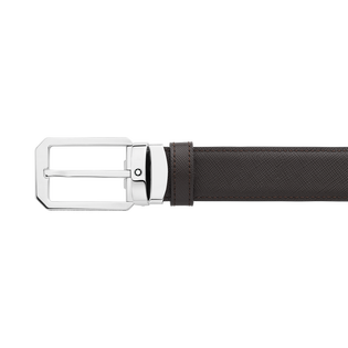 Rectangular 30&nbsp;mm Reversible Belt in Leather