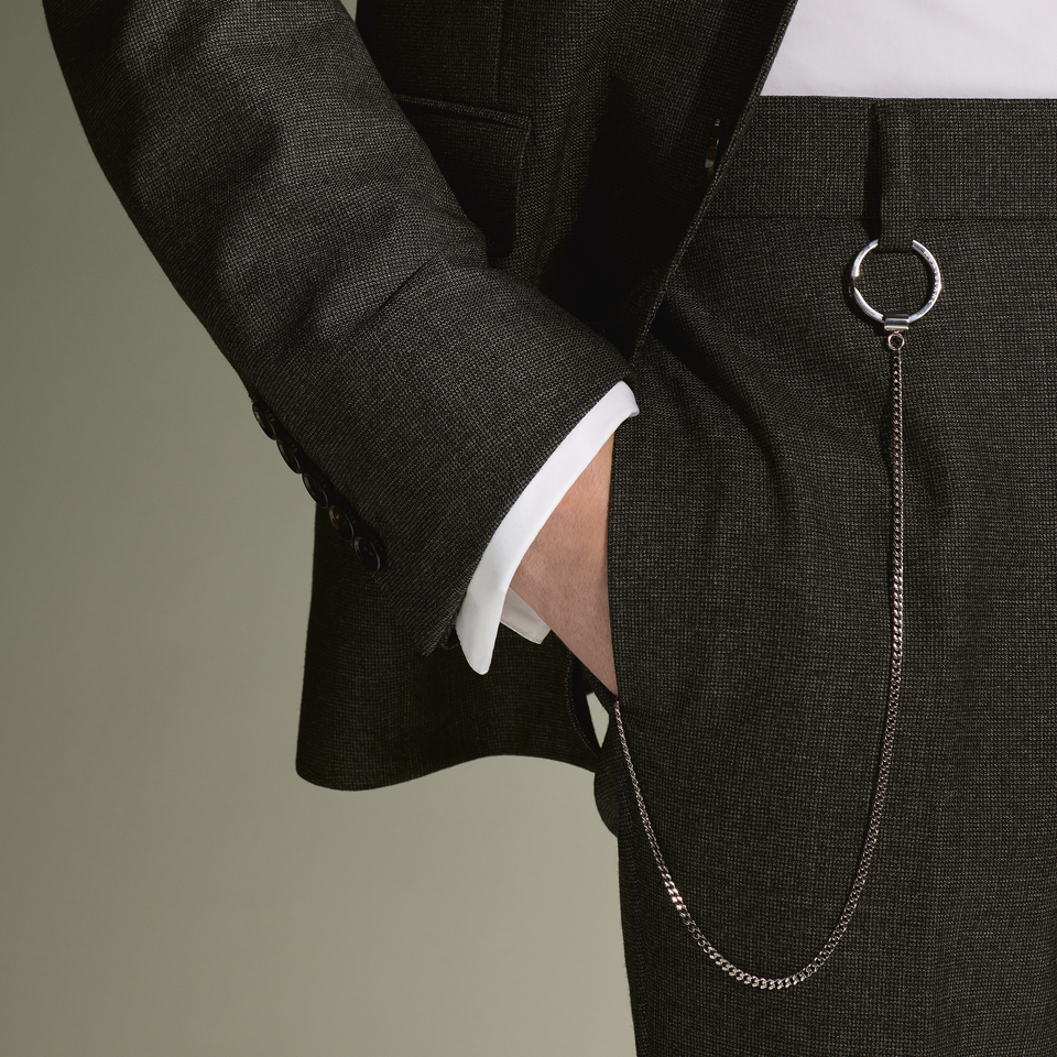 Pocket Chain Great Characters Homage to The Great Gatsby in stainless steel - 3