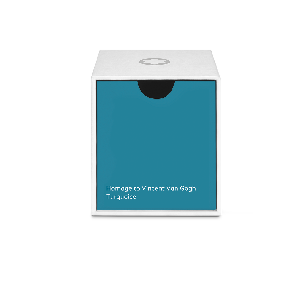 Ink Bottle, Masters of Art Homage to Vincent Van Gogh, Turquoise - 50ml - 3