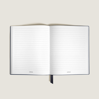 Small Notebook, Saffiano Leather, Blue &ndash; Lined Pages